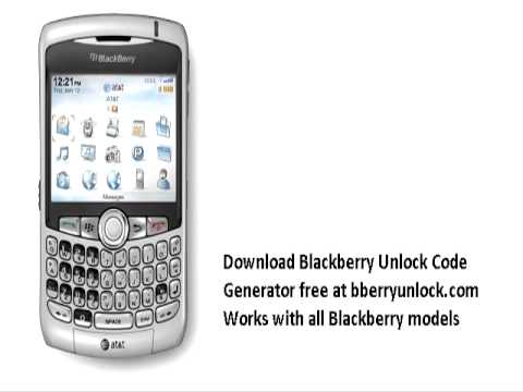 Unlock blackberry 8520 free code generator online